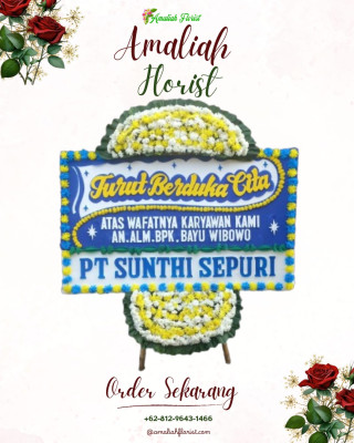 Papan Bunga Duka di Ridogalih