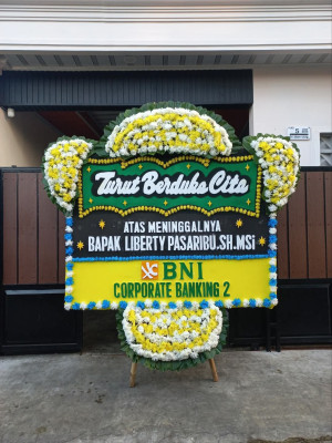 Papan Bunga Duka di Ridogalih