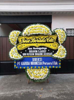 Papan Bunga Duka di Ridogalih