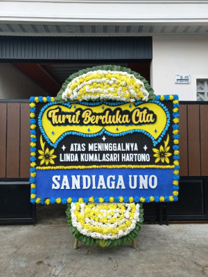 Papan Bunga Duka di Ridogalih