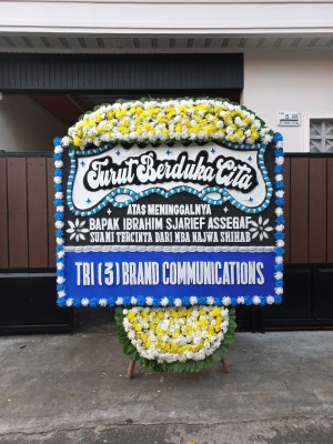 Papan Bunga Duka di Ridogalih
